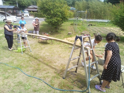 流しそうめん楽しそう