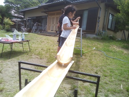 そうめんを食べ始めました