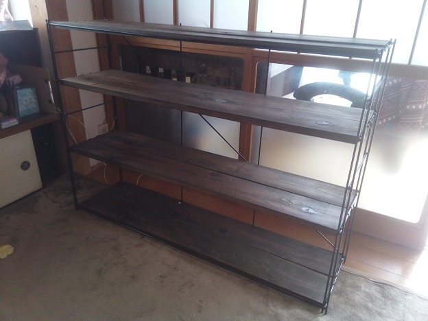 アイアンシェルフ完成