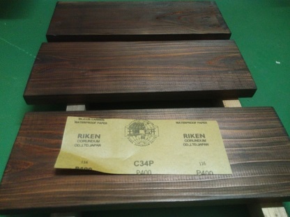 オイルステン塗装完了