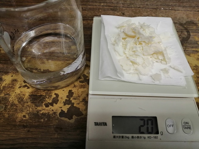 固形燃料を自作 Diy 石鹸とメタノールで挑戦してみた 家庭菜園やキャンプ Diyを楽しむサイト