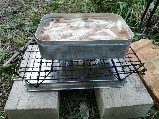 メスティンで炊き込みご飯