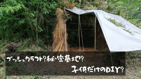 ブッシュクラフト 秘密基地 子供だけのdiy 家庭菜園やキャンプ Diyを楽しむサイト